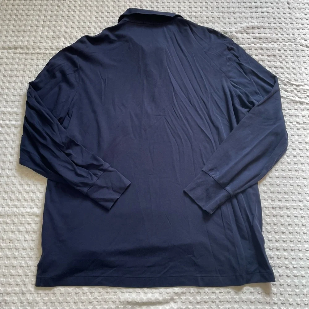 Polo Ralph Lauren Long Sleeve Polo Shirt XL Classic Fit Multicolor Pony‎ Navy